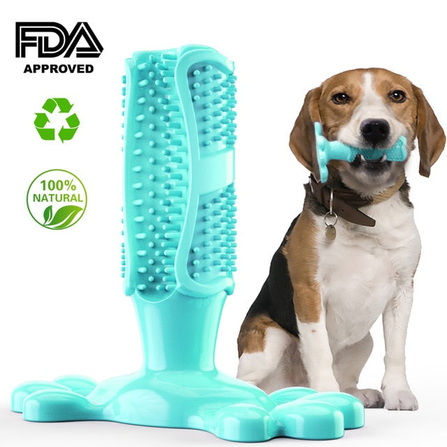 Fillable Dog Toy Teeth Cleaning Use with Peanut Butter Chewers